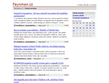 Tablet Screenshot of feynman.cz